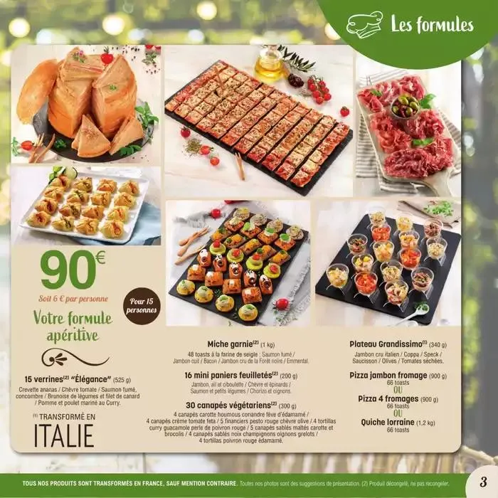 CARTE TRAITEUR PERMANENTE du 3 avril au 30 mars 2026 - Catalogue page 3