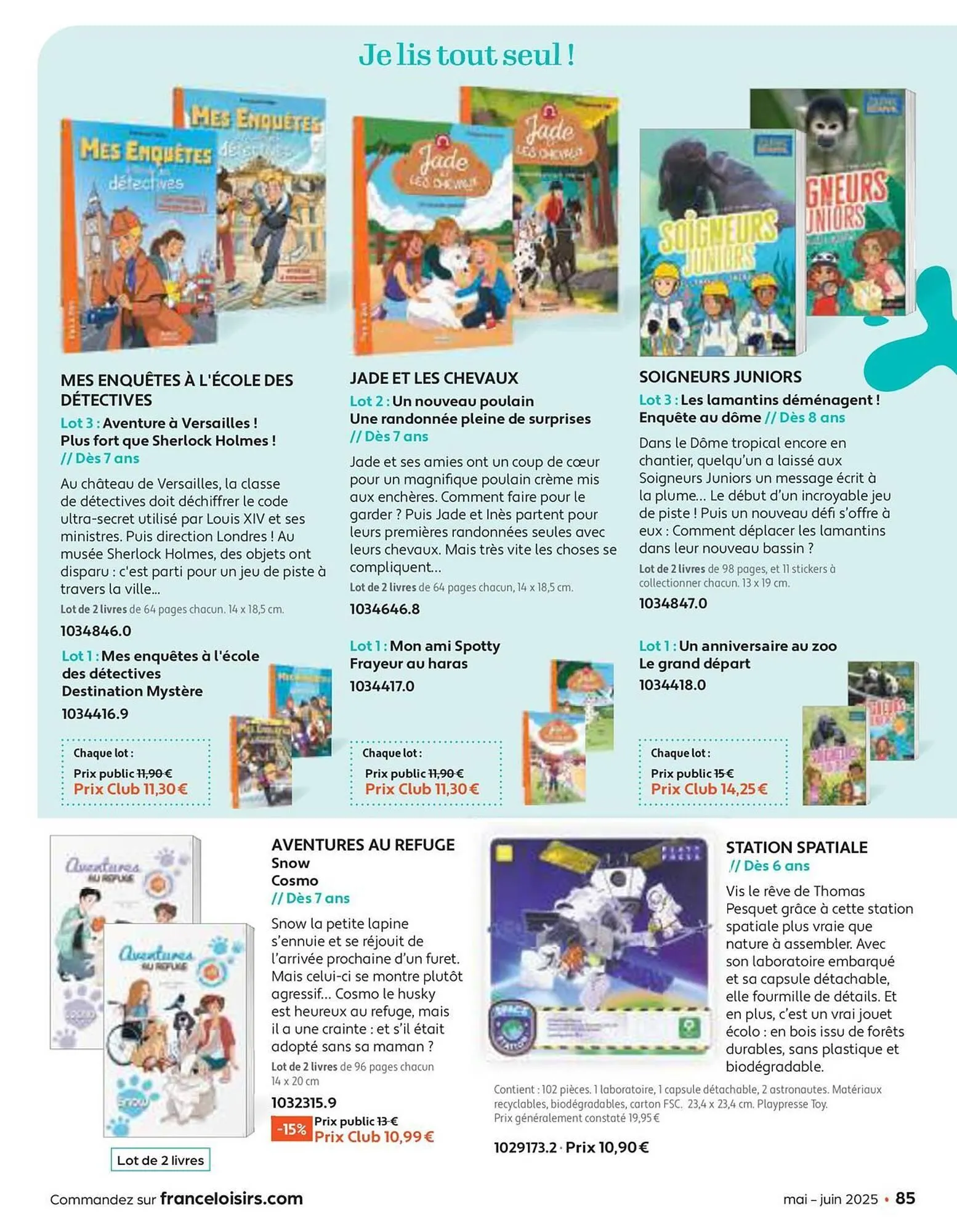 Catalogue France Loisirs du 30 avril au 30 juin 2025 - Catalogue page 85