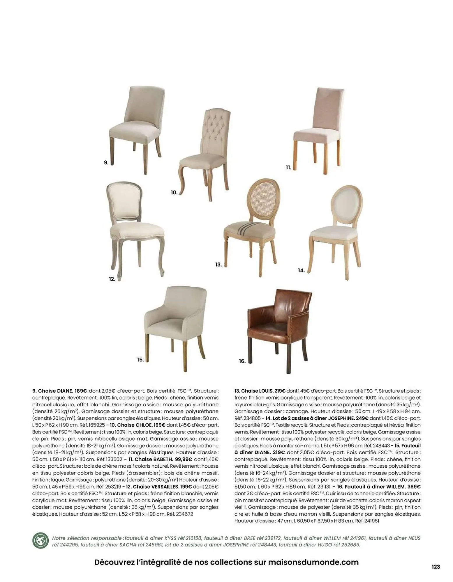 Catalogue Maisons du Monde du 1 mars au 31 août 2026 - Catalogue page 123