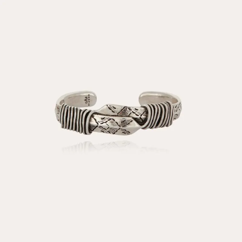 Arrow men bracelet silver