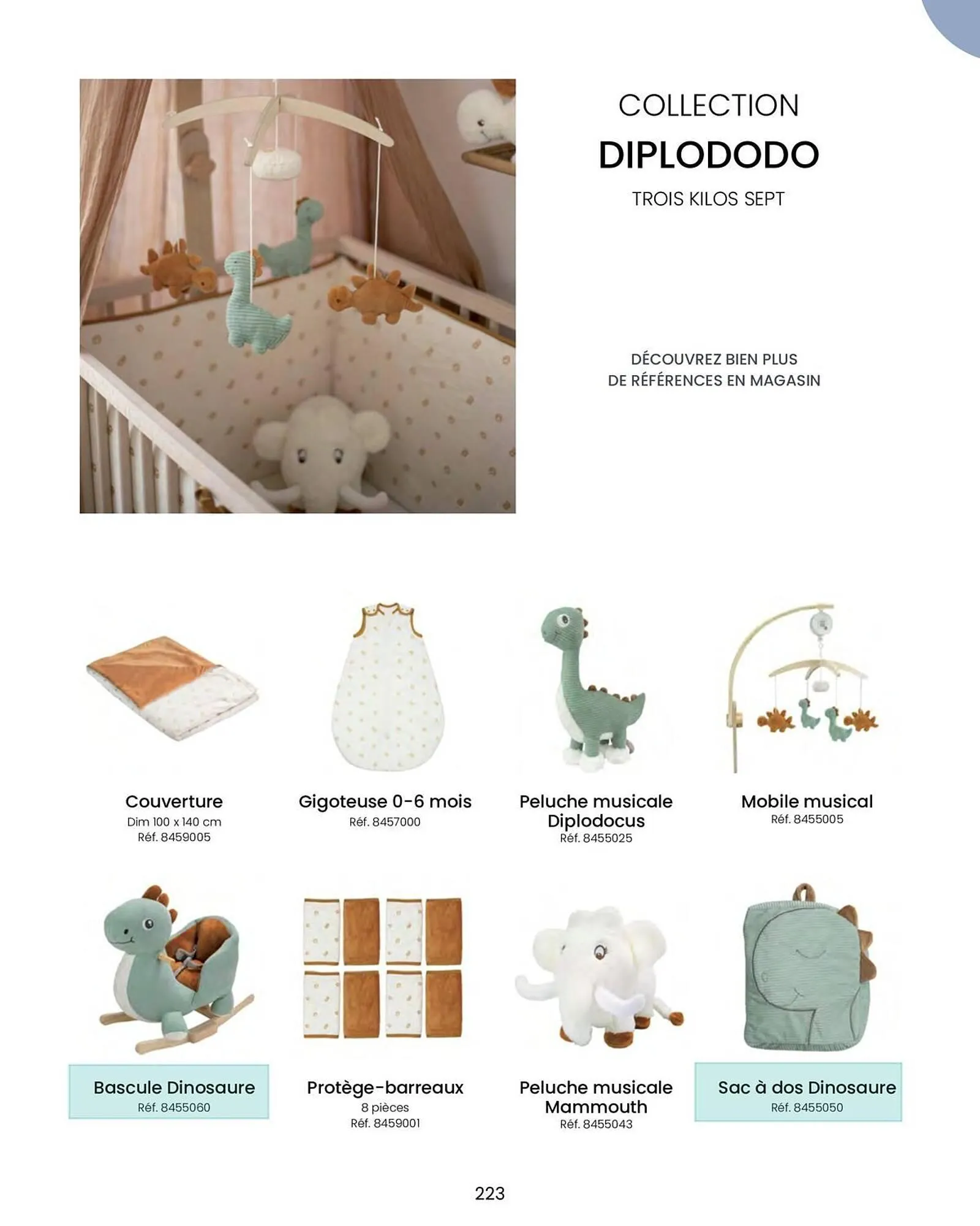 Catalogue Bébé 9 du 14 août au 31 décembre 2026 - Catalogue page 225