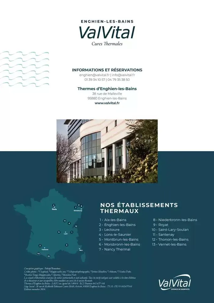 Brochure établissement Enghien-les-bains 2025 du 3 février au 31 décembre 2025 - Catalogue page 8