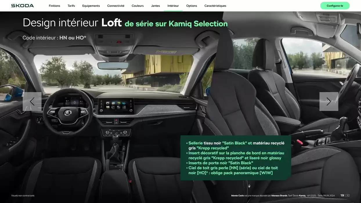 Nouveau Kamiq Selection 1.0 TSI 95ch BVM du 17 octobre au 17 octobre 2025 - Catalogue page 19
