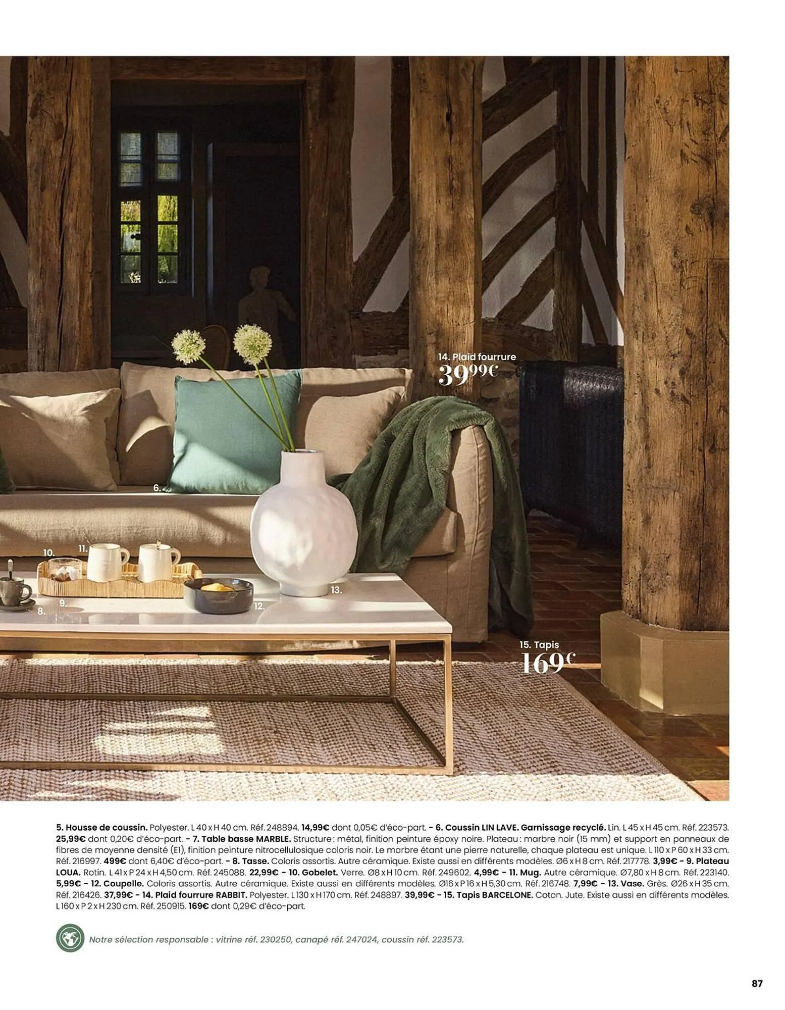 Catalogue Maisons du Monde du 11 décembre au 31 décembre 2025 - Catalogue page 87