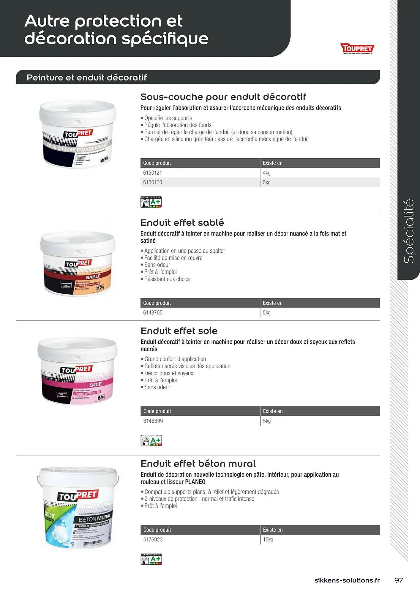 Catalogue Sikkens Solution du 8 janvier au 28 décembre 2025 - Catalogue page 97