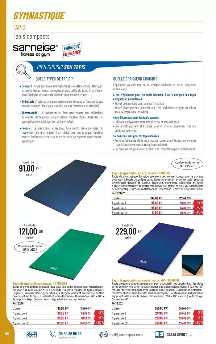 ÉQUIPEMENT SPORTIF du 6 mars au 31 décembre 2025 - Catalogue page 18