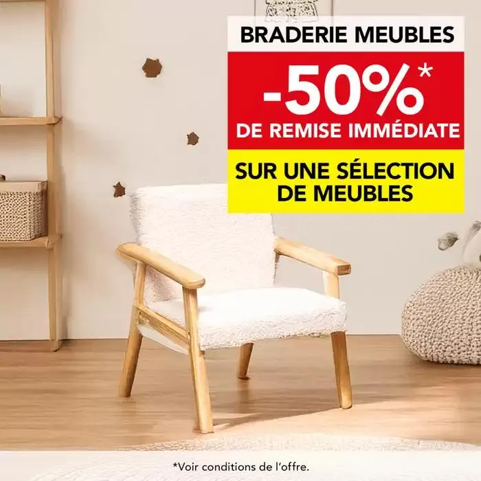 Bénéficiez en ce moment de - 50% de remise immédiate sur une sélection de plaids et de meuble du 7 mars au 14 mars 2025 - Catalogue page 2
