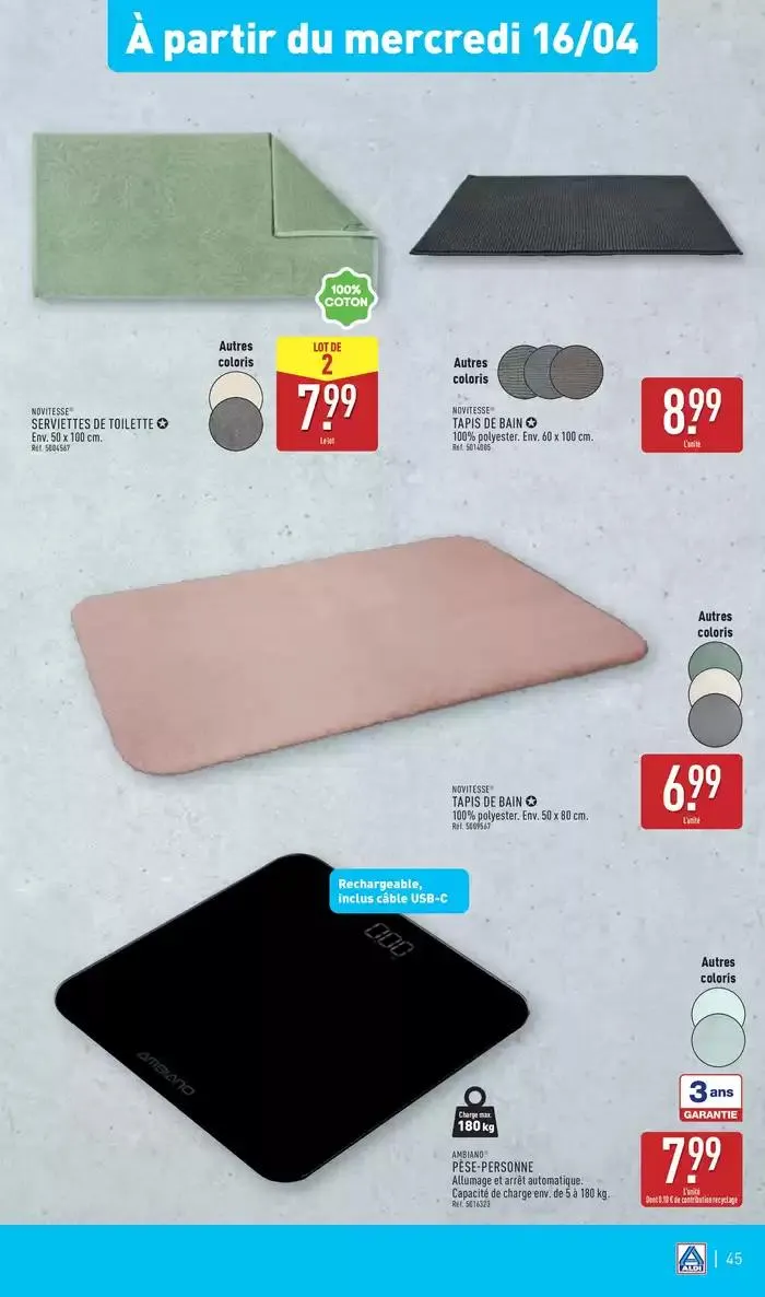 Arrivages de Pâques à prix discount du 15 avril au 21 avril 2025 - Catalogue page 48