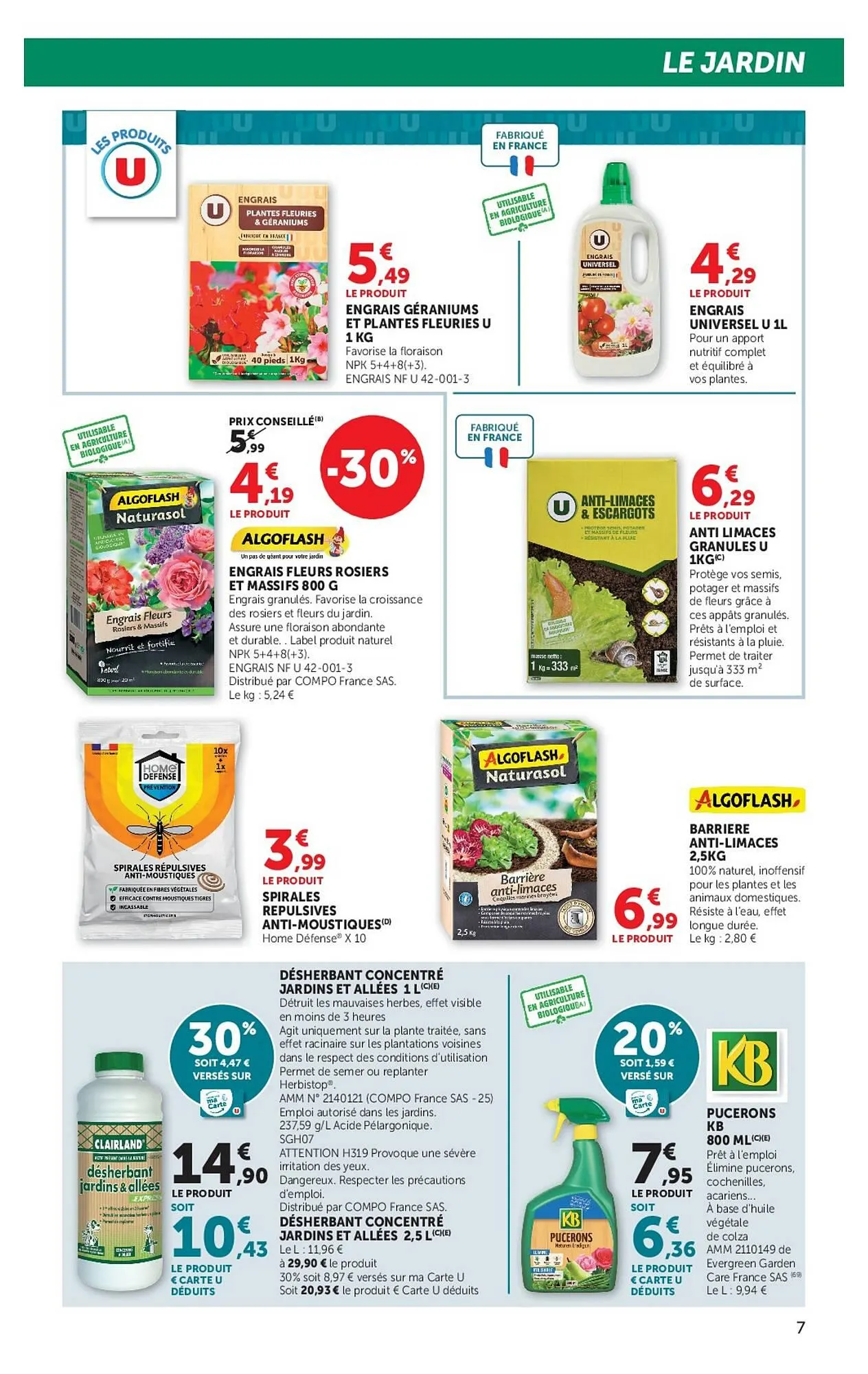 Catalogue Super U du 14 avril au 26 avril 2026 - Catalogue page 7