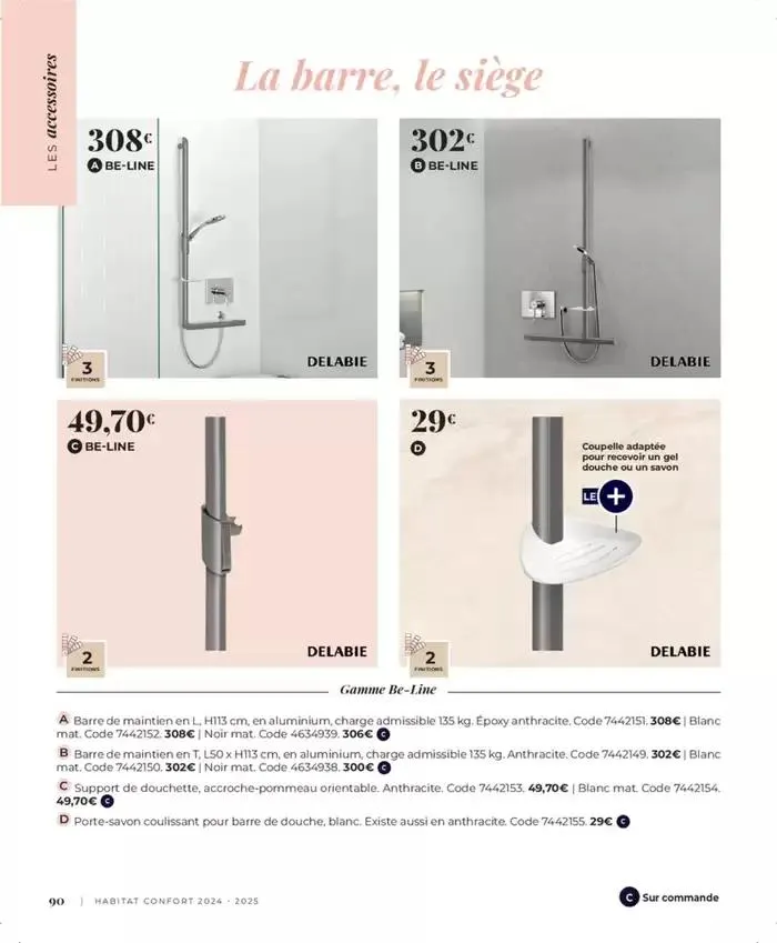 Cedeo Habitat confort du 1 octobre au 31 mai 2025 - Catalogue page 96