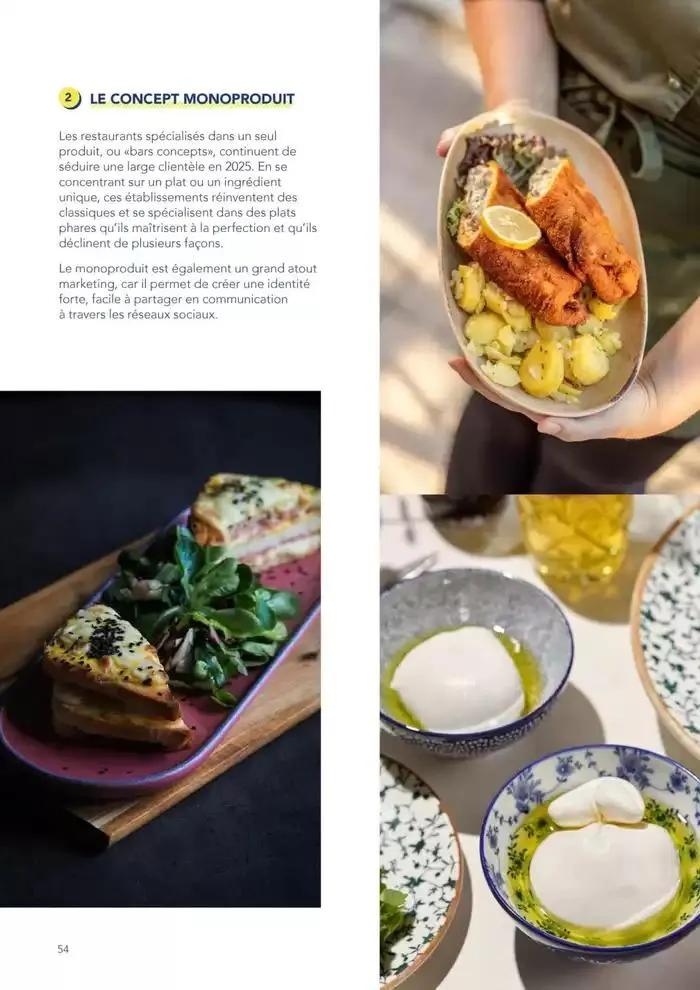 Metro Tendances Restauration 2025 du 3 février au 31 décembre 2025 - Catalogue page 54