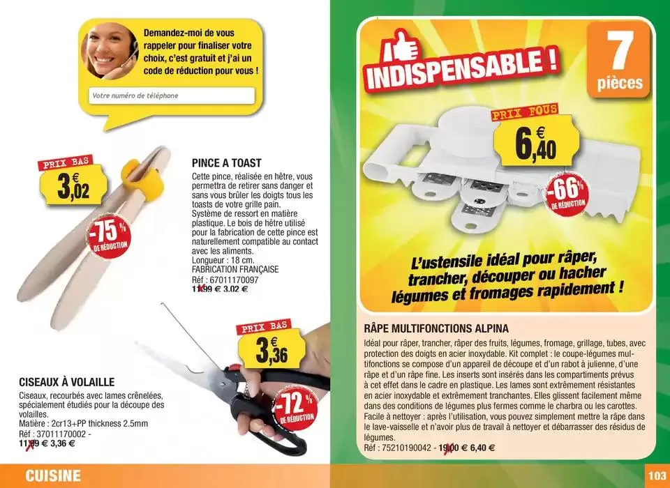 Arrivages de printemps du 6 février au 31 mai 2025 - Catalogue page 103