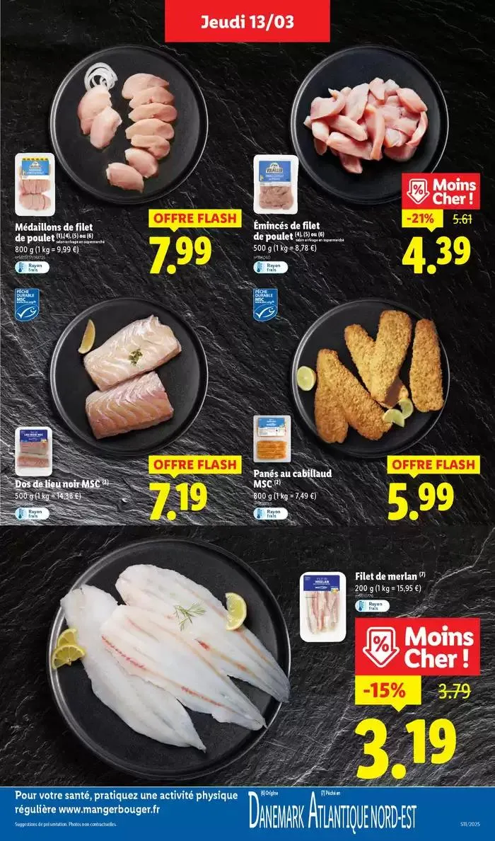 Retrouvez des réductions sur un ensemble de produits de grandes marques chez Lidl ! du 13 mars au 19 mars 2025 - Catalogue page 7