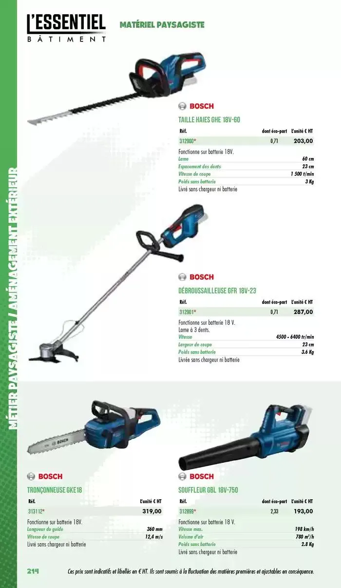 Essentiel Batiment 2025 du 3 janvier au 31 décembre 2025 - Catalogue page 216