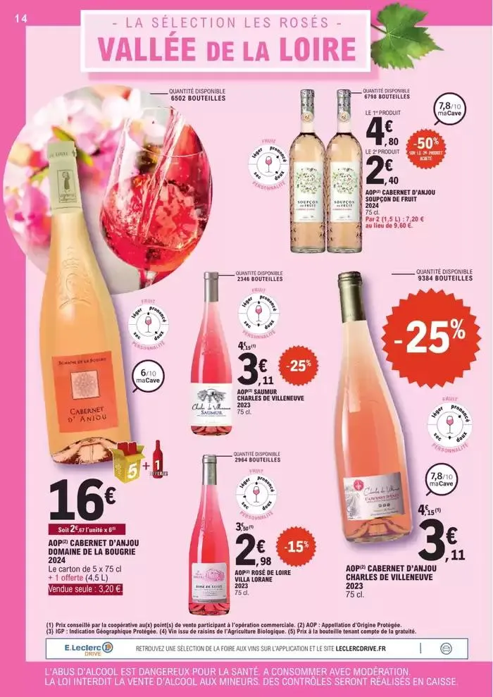 FOIRE AUX VINS DE PRINTEMPS - MIXTE du 8 avril au 19 avril 2025 - Catalogue page 14