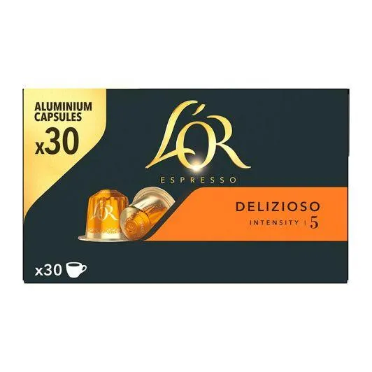 30 capsules L'OR DELIZIOSO pour machine NESPRESSO