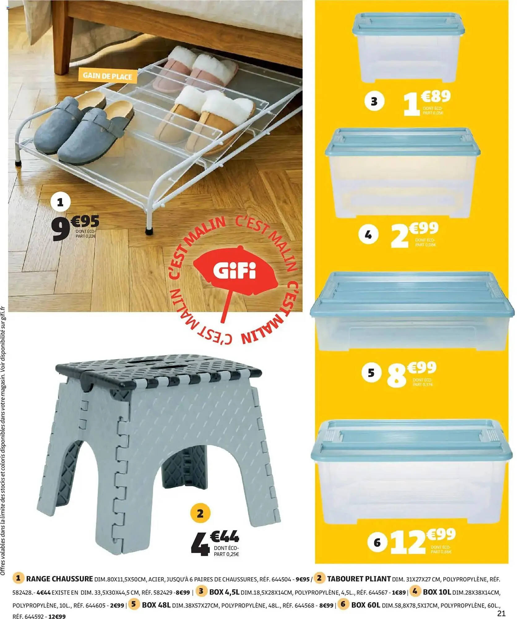 Catalogue Gifi du 28 avril au 11 mai 2026 - Catalogue page 21
