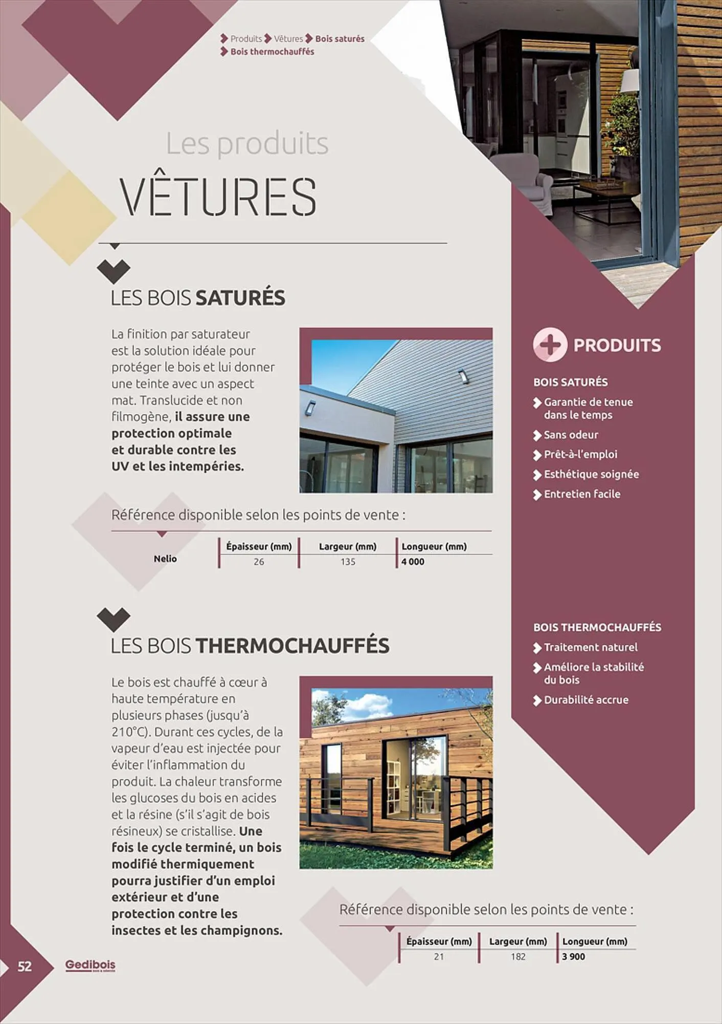 Catalogue Gédibois du 12 juin au 31 juillet 2023 - Catalogue page 52