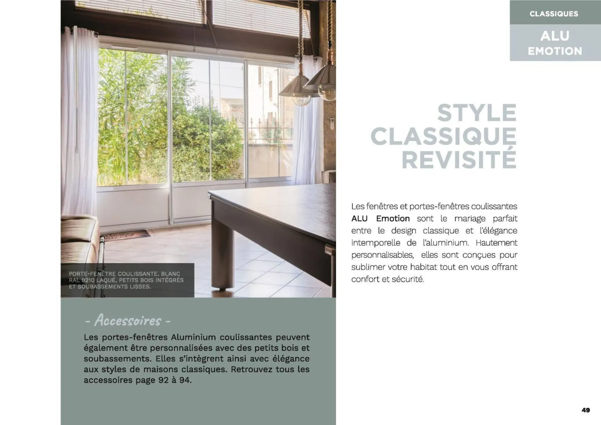 Catalogue Art & Fenêtres du 29 août au 31 décembre 2023 - Catalogue page 49