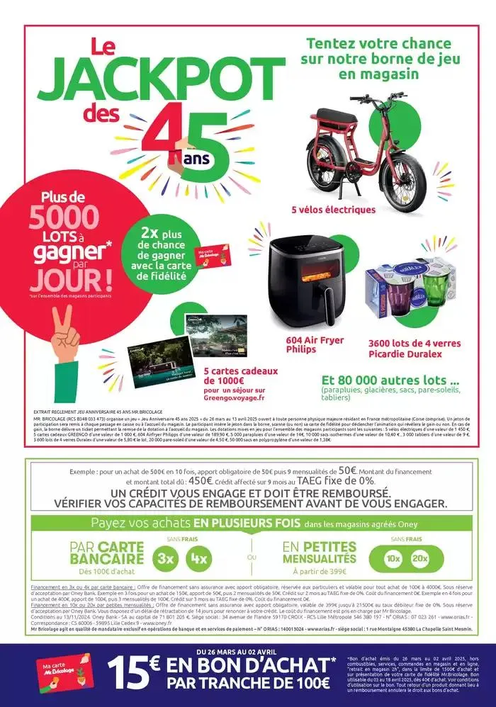 L'ANNIVERSAIRE du 26 mars au 13 avril 2025 - Catalogue page 2