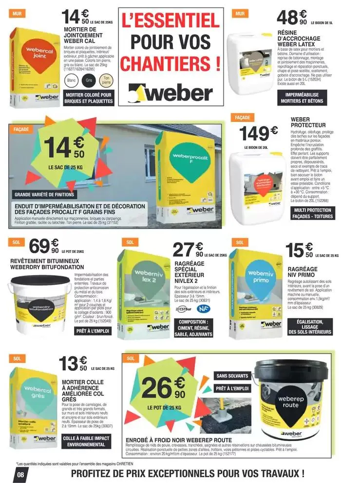 SPÉCIAL AMÉNAGEMENT EXTÉRIEUR du 7 mars au 29 mars 2025 - Catalogue page 8