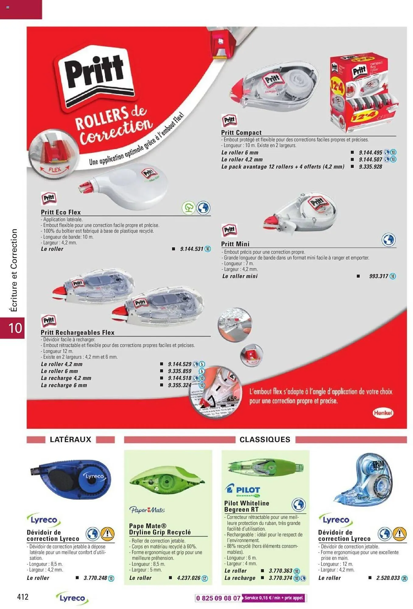 Catalogue Lyreco du 15 mai au 31 décembre 2023 - Catalogue page 412