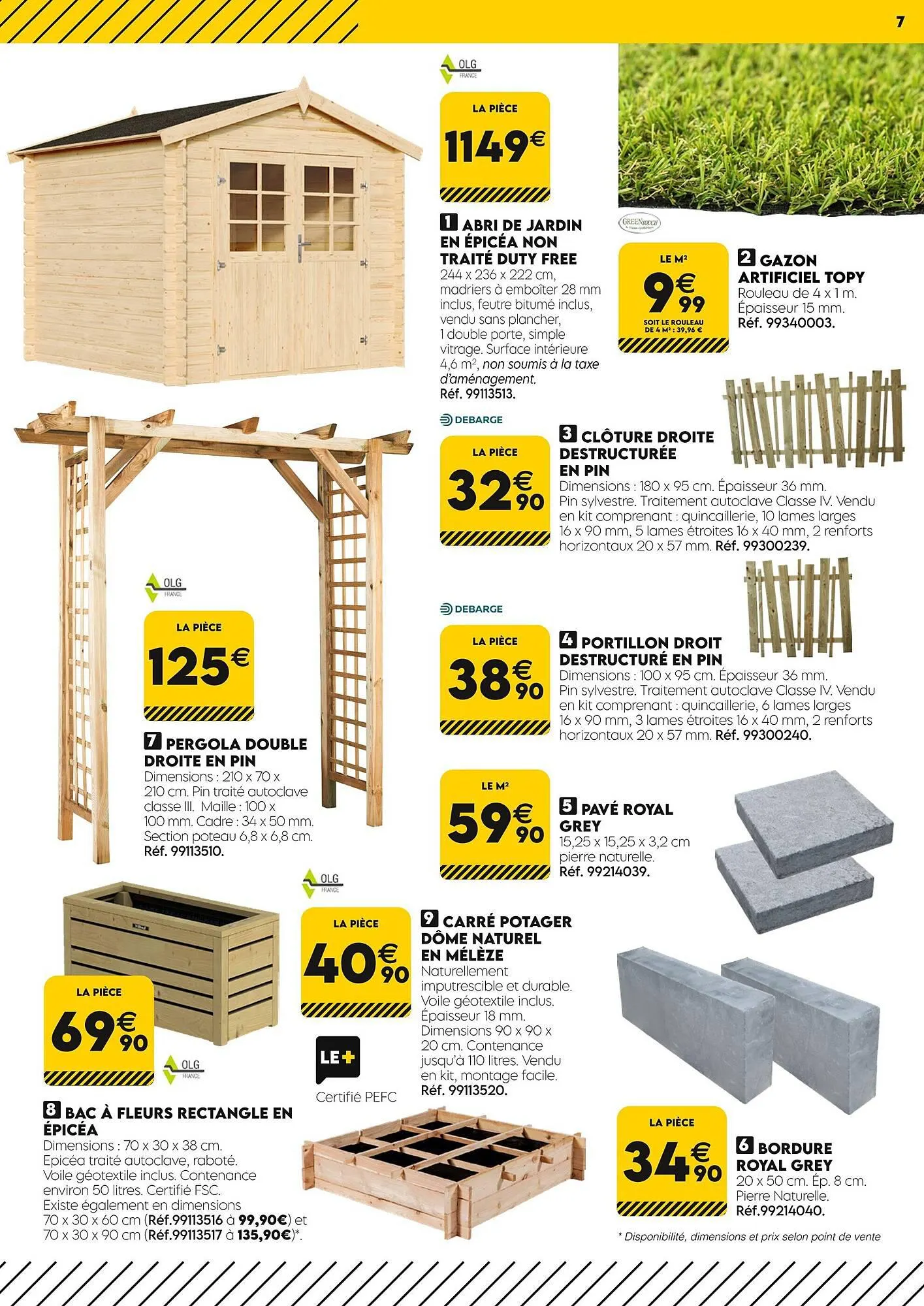 Catalogue Tout faire matériaux du 1 mars au 30 mars 2024 - Catalogue page 7