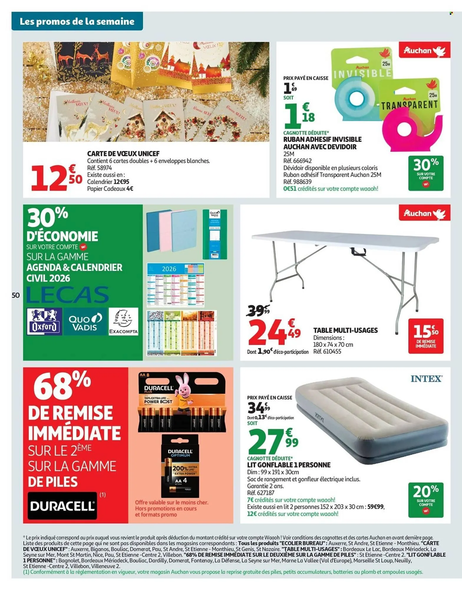 Catalogue Auchan du 16 décembre au 24 décembre 2025 - Catalogue page 50