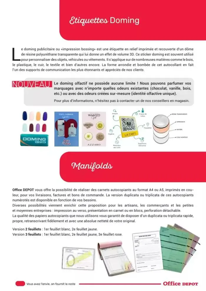 Catalogue Services Imprimerie 2025 du 16 avril au 31 décembre 2025 - Catalogue page 19