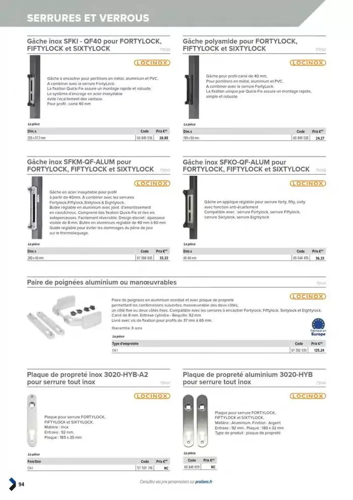 Catalogue général du 11 mars au 31 décembre 2025 - Catalogue page 96