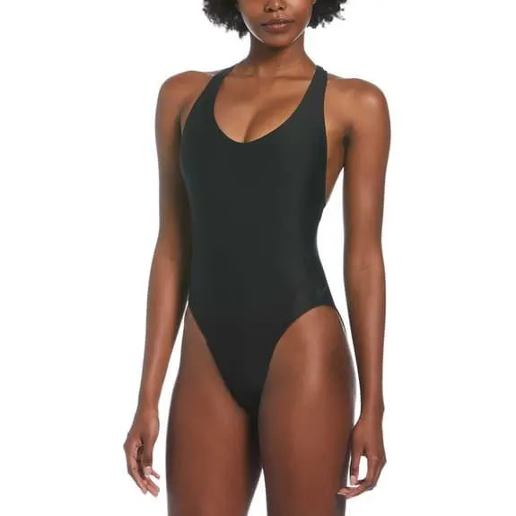 Maillot de bain Nike Swim Fusion Back One Piece noir femme