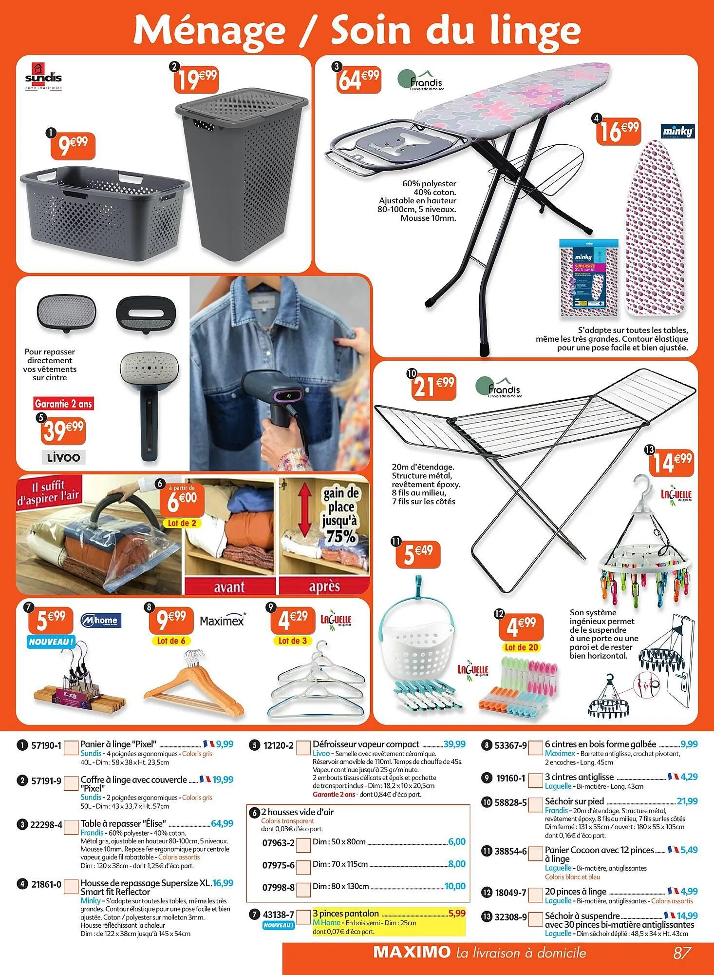 Catalogue Maximo du 5 août au 28 août 2025 - Catalogue page 87