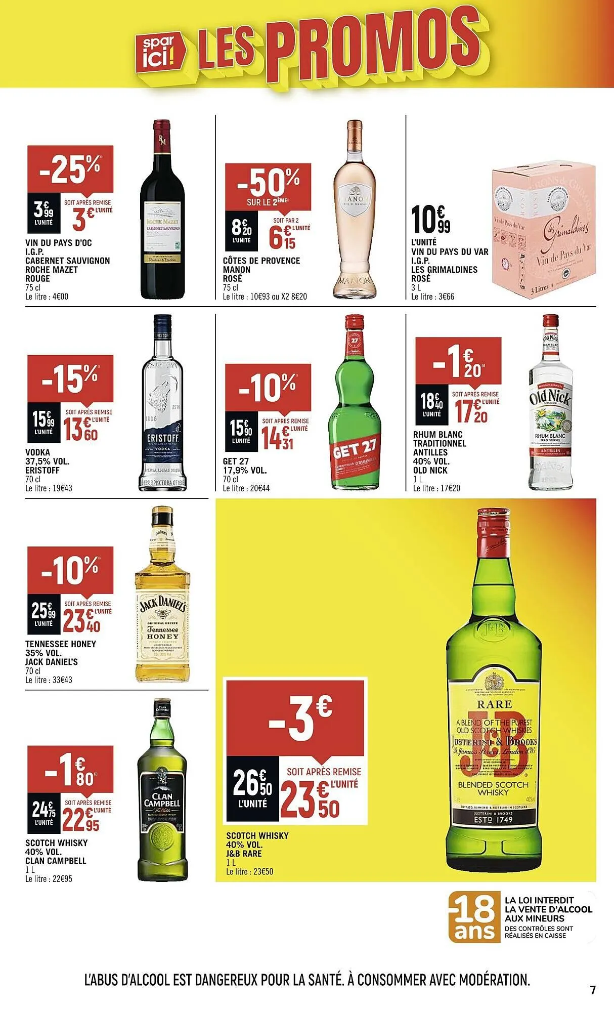 Catalogue Spar Supermarché du 10 juillet au 21 juillet 2024 - Catalogue page 7