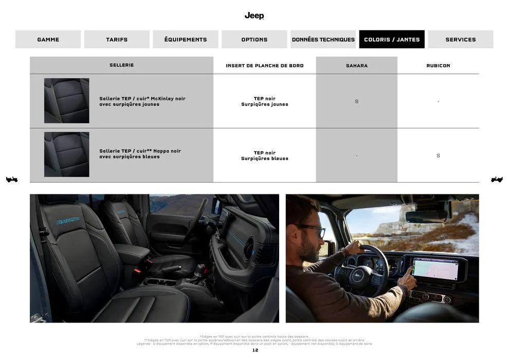 JEEP WRANGLER MY25 du 9 septembre au 31 août 2025 - Catalogue page 12