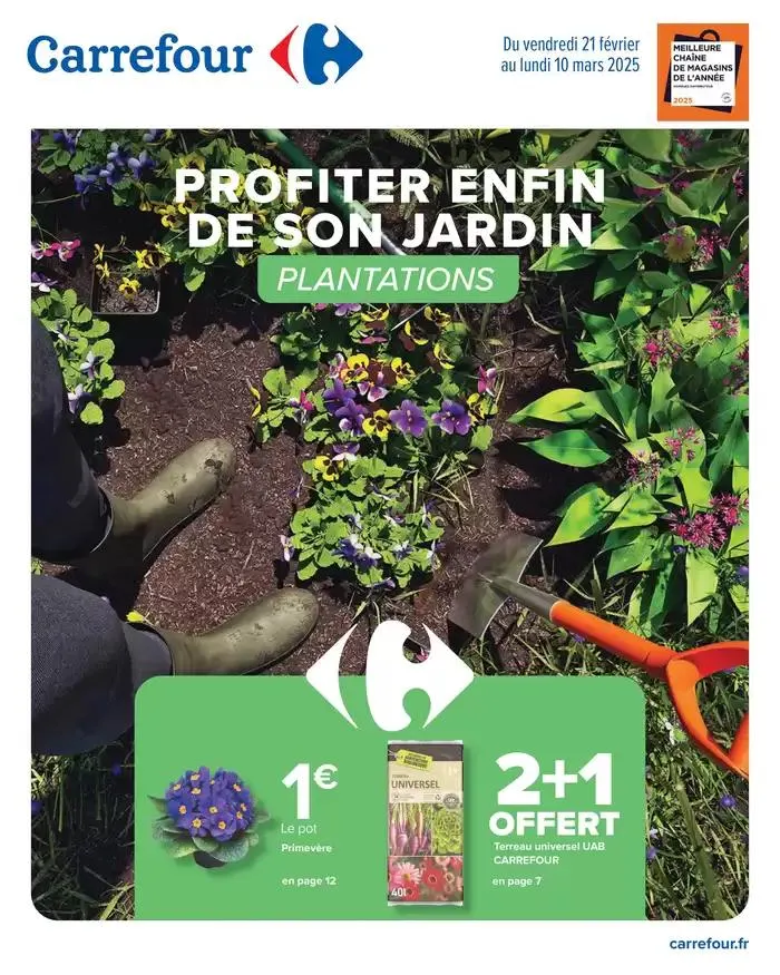PROFITER ENFIN DE SON JARDIN du 21 février au 10 mars 2025 - Catalogue page 1