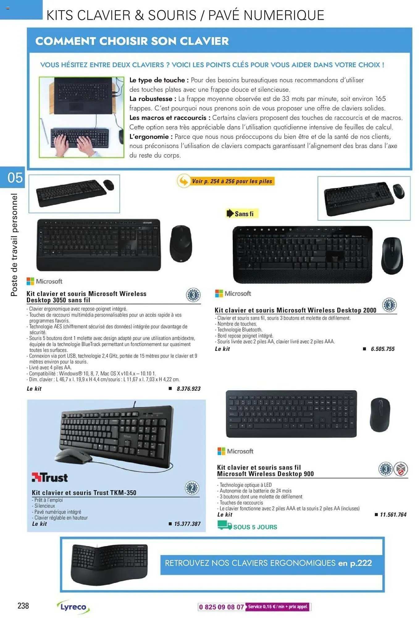 Catalogue Lyreco du 15 mai au 31 décembre 2023 - Catalogue page 238