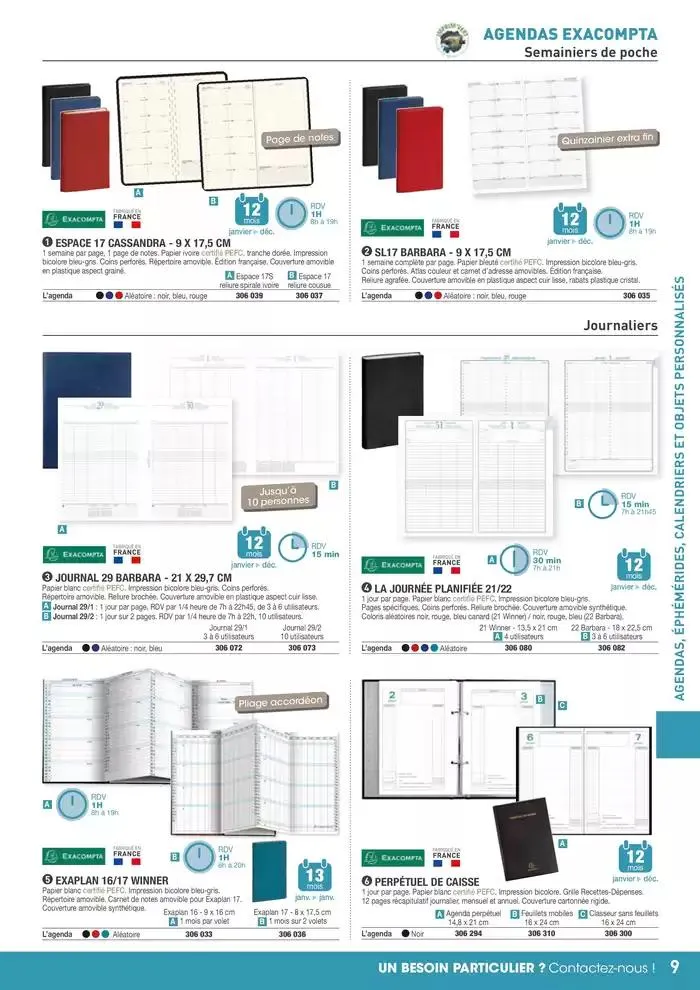 Nos Catalogues Thématiques du 1 avril au 31 décembre 2025 - Catalogue page 9