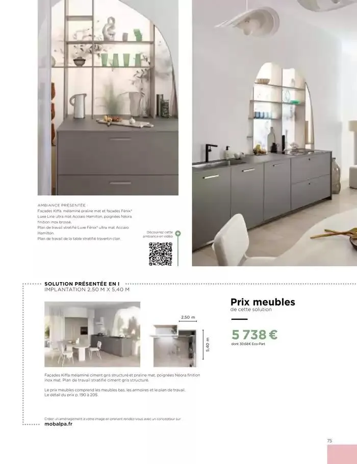 Cuisines & aménagements sur-mesure du 6 mars au 31 décembre 2025 - Catalogue page 77