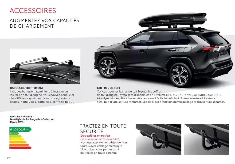 Toyota RAV4 Hybride Rechargeable du 27 janvier au 25 janvier 2026 - Catalogue page 22