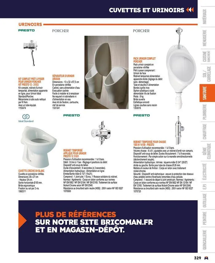 Guide produits 2024 du 15 mars au 31 décembre 2024 - Catalogue page 329