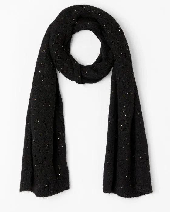 Echarpe torsadée avec laine