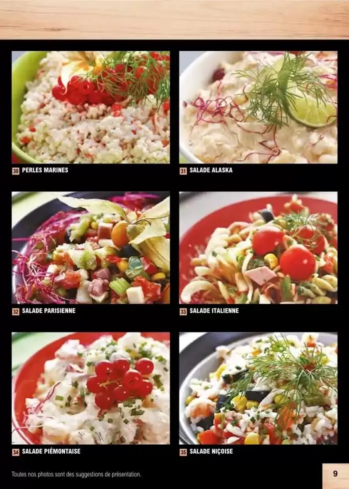 Carte traiteur permanente du 2 janvier au 30 novembre 2025 - Catalogue page 31