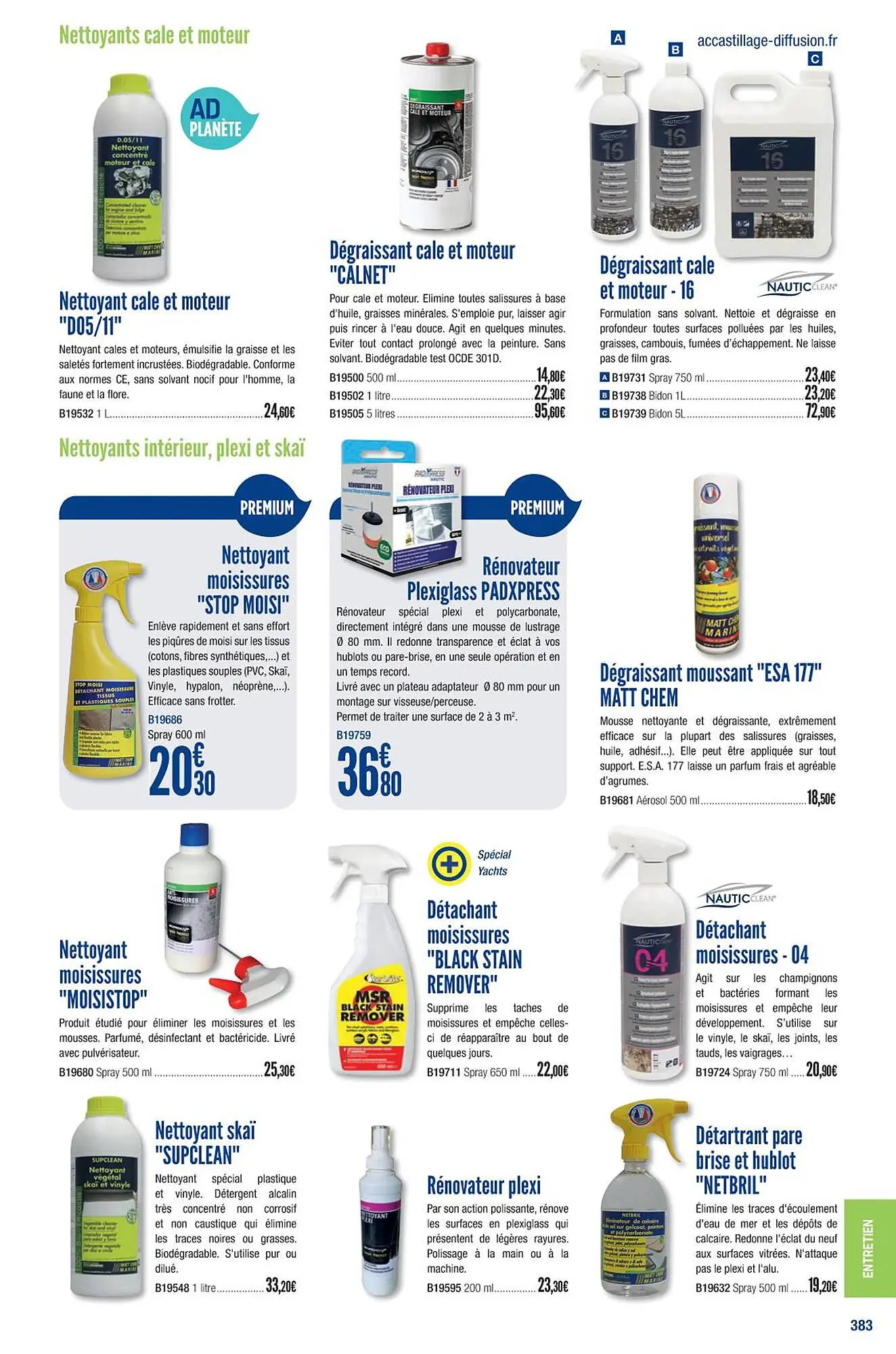 Catalogue Accastillage Diffusion du 1 mars au 31 décembre 2023 - Catalogue page 385