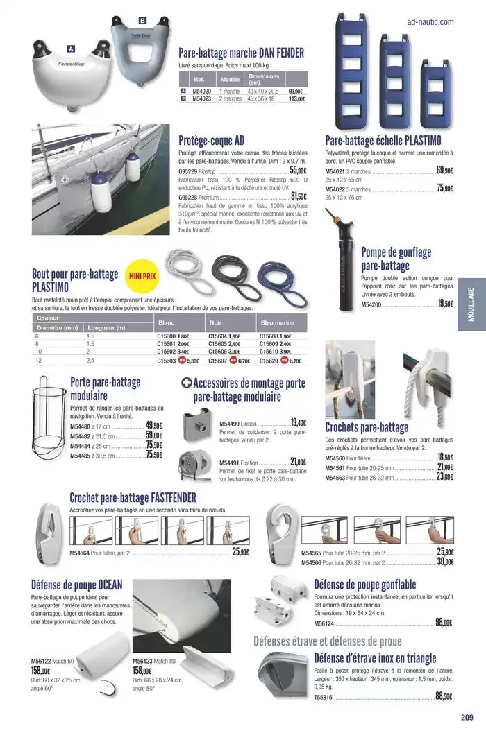 Catalogue Accastillage Diffusion 2025 du 1 janvier au 31 décembre 2025 - Catalogue page 211