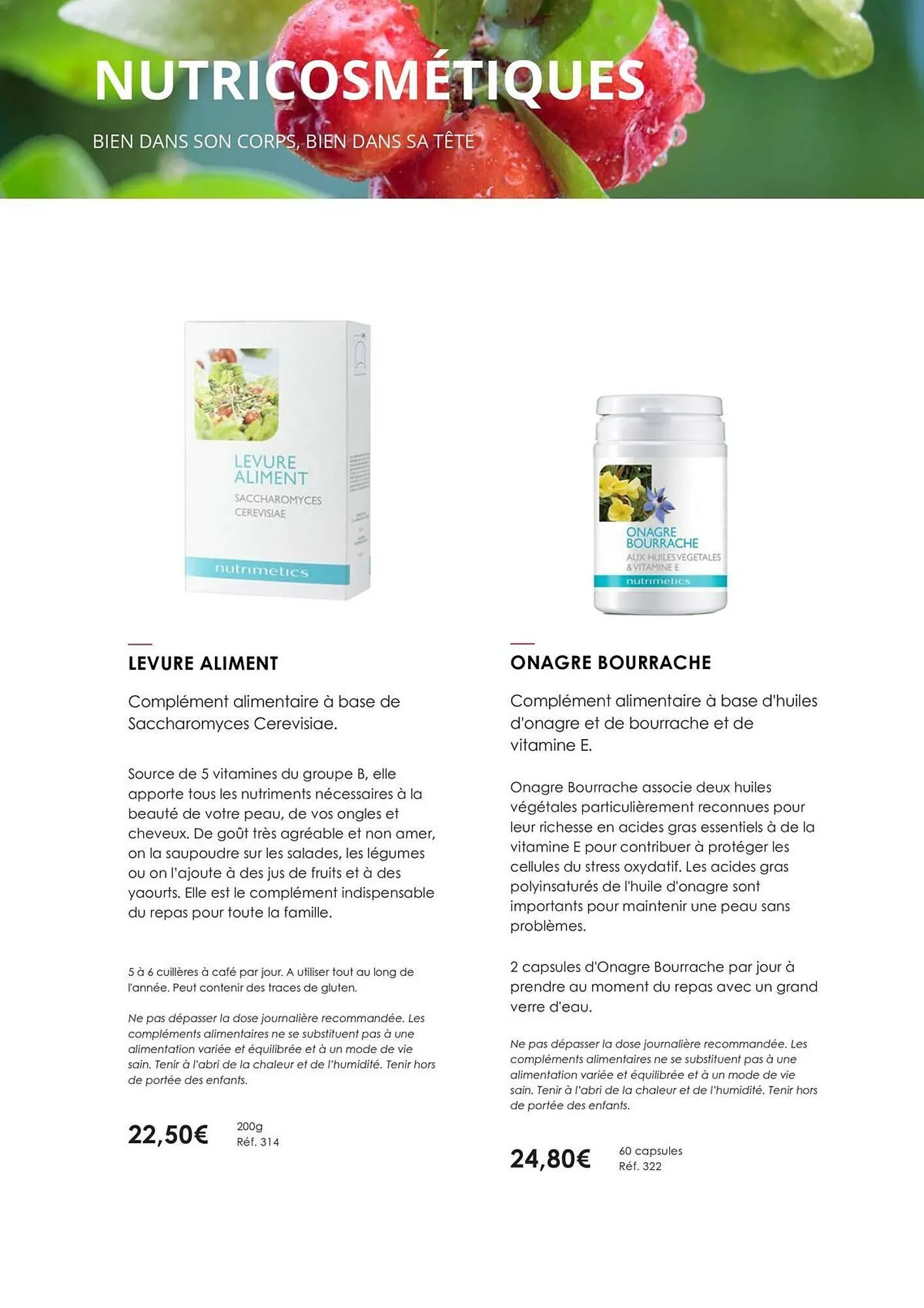 Catalogue Nutrimetics du 6 janvier au 31 décembre 2025 - Catalogue page 55