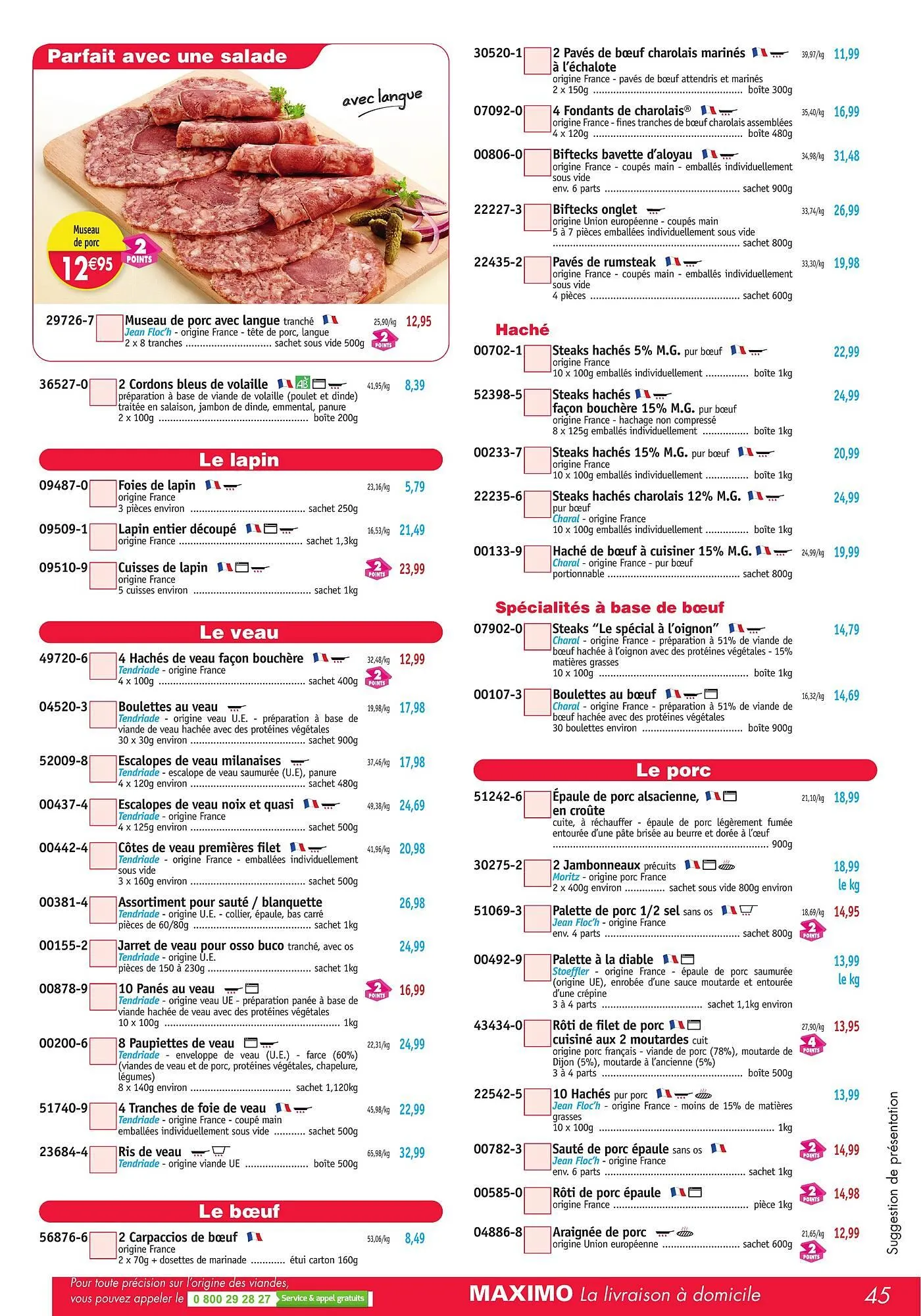 Catalogue Maximo du 30 mars au 23 avril 2026 - Catalogue page 45