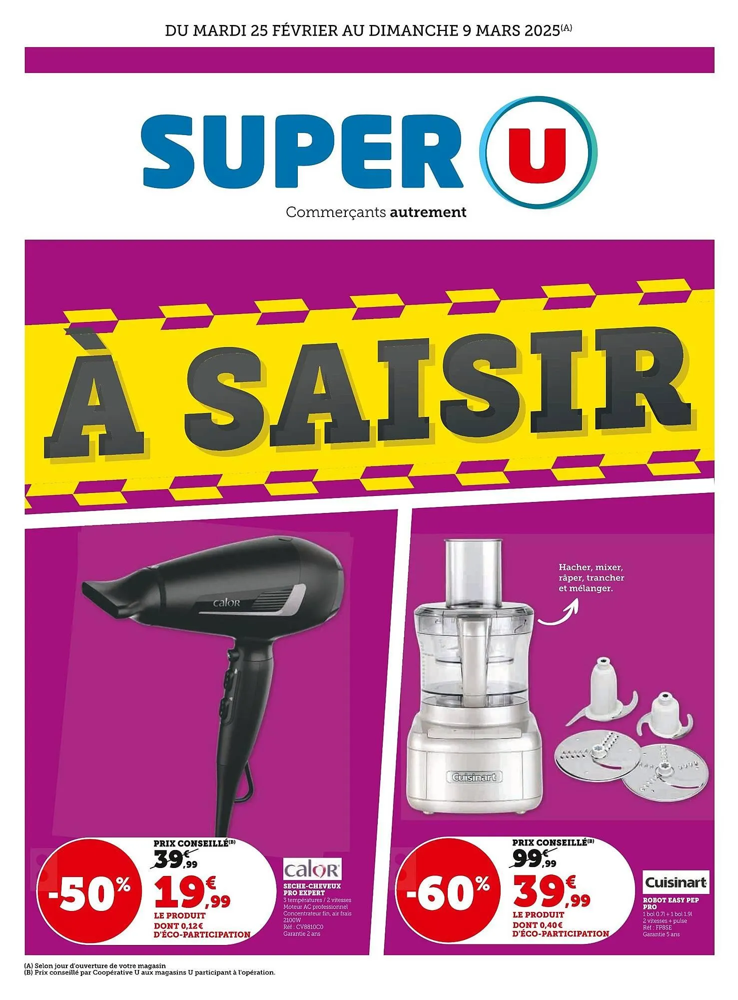 Catalogue Super U du 25 février au 9 mars 2025 - Catalogue page 1