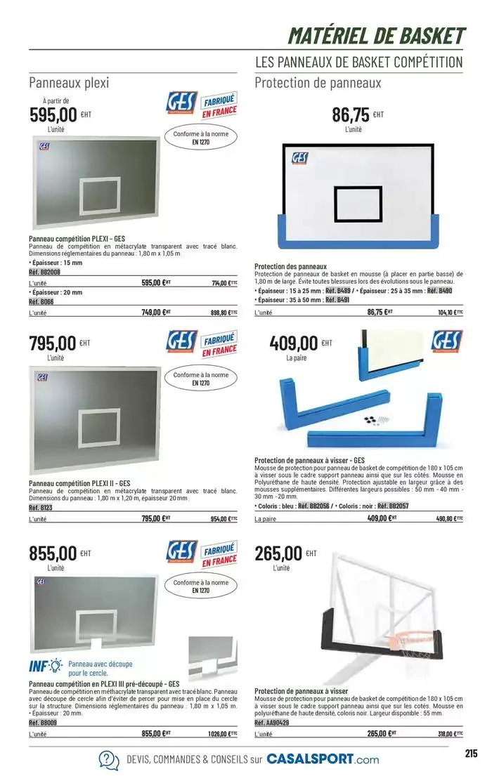 ÉQUIPEMENT SPORTIF du 6 mars au 31 décembre 2025 - Catalogue page 187