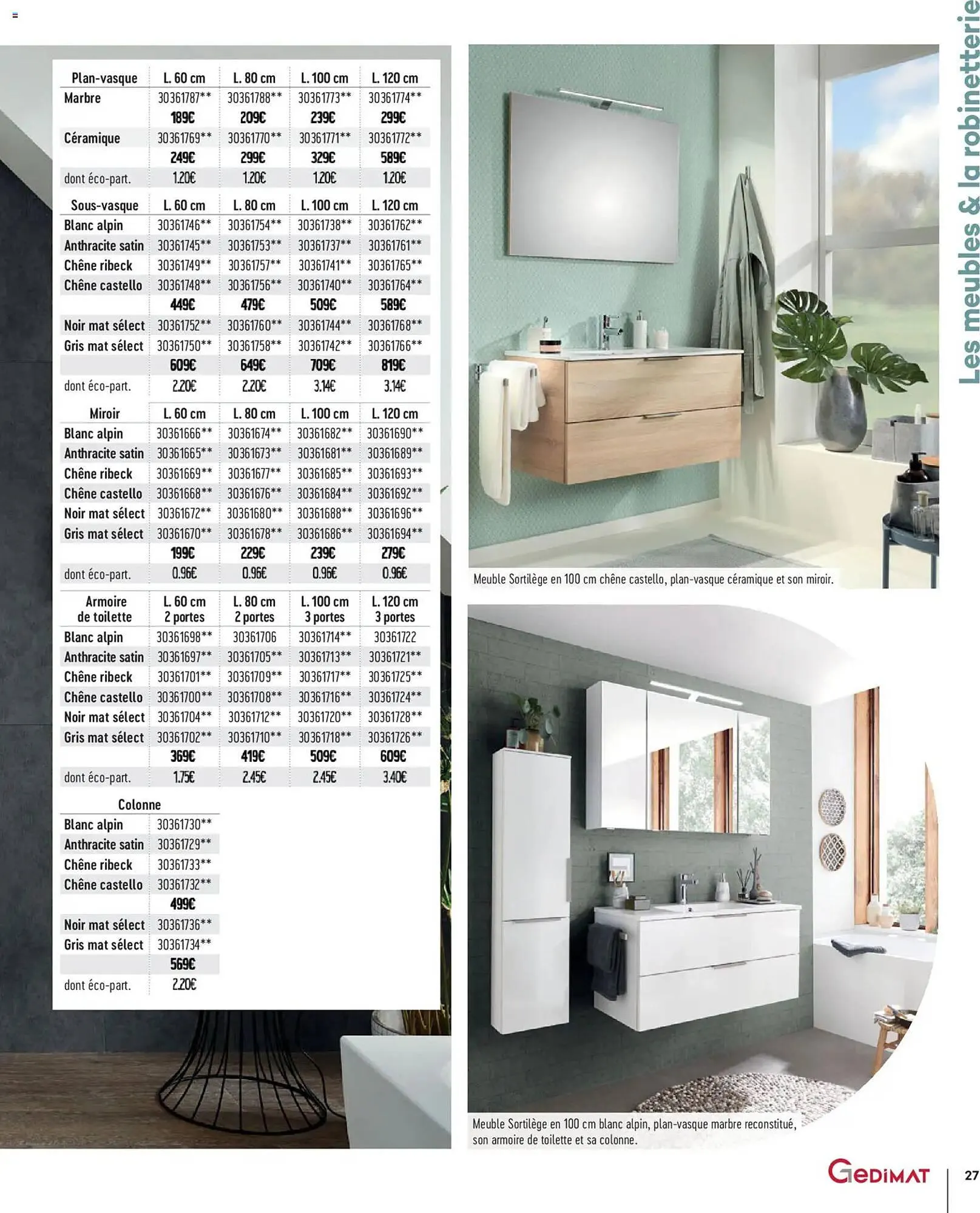 Catalogue Gedimat du 1 avril au 30 avril 2026 - Catalogue page 27