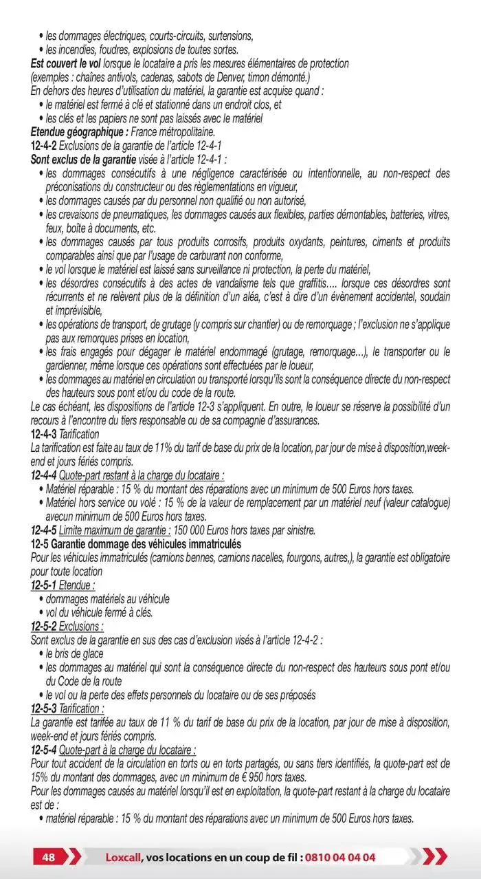 Tarifs professionnels du 3 janvier au 31 décembre 2025 - Catalogue page 50